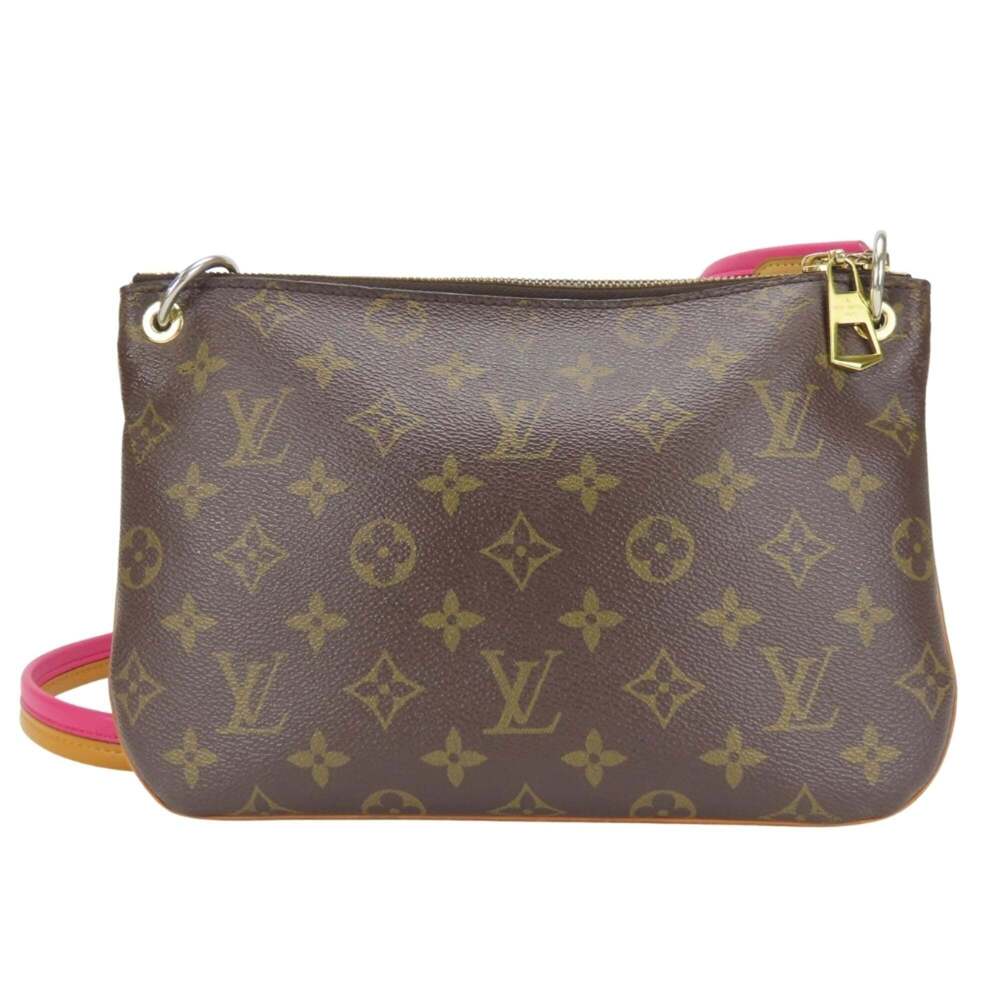 LOUIS VUITTON Brown Monogram Leather Shoulder Bag - Picture 6 of 16